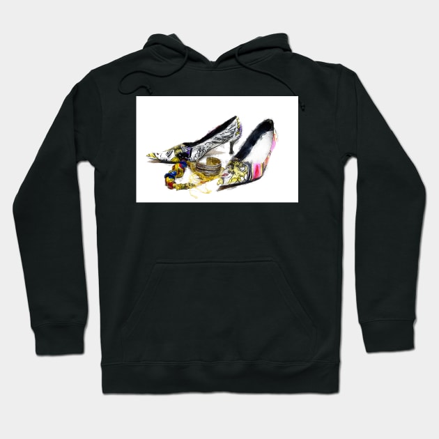 Not so high heels Hoodie by johnwebbstock